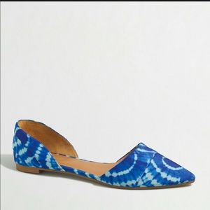 J Crew Ikat D'Orsay flats
